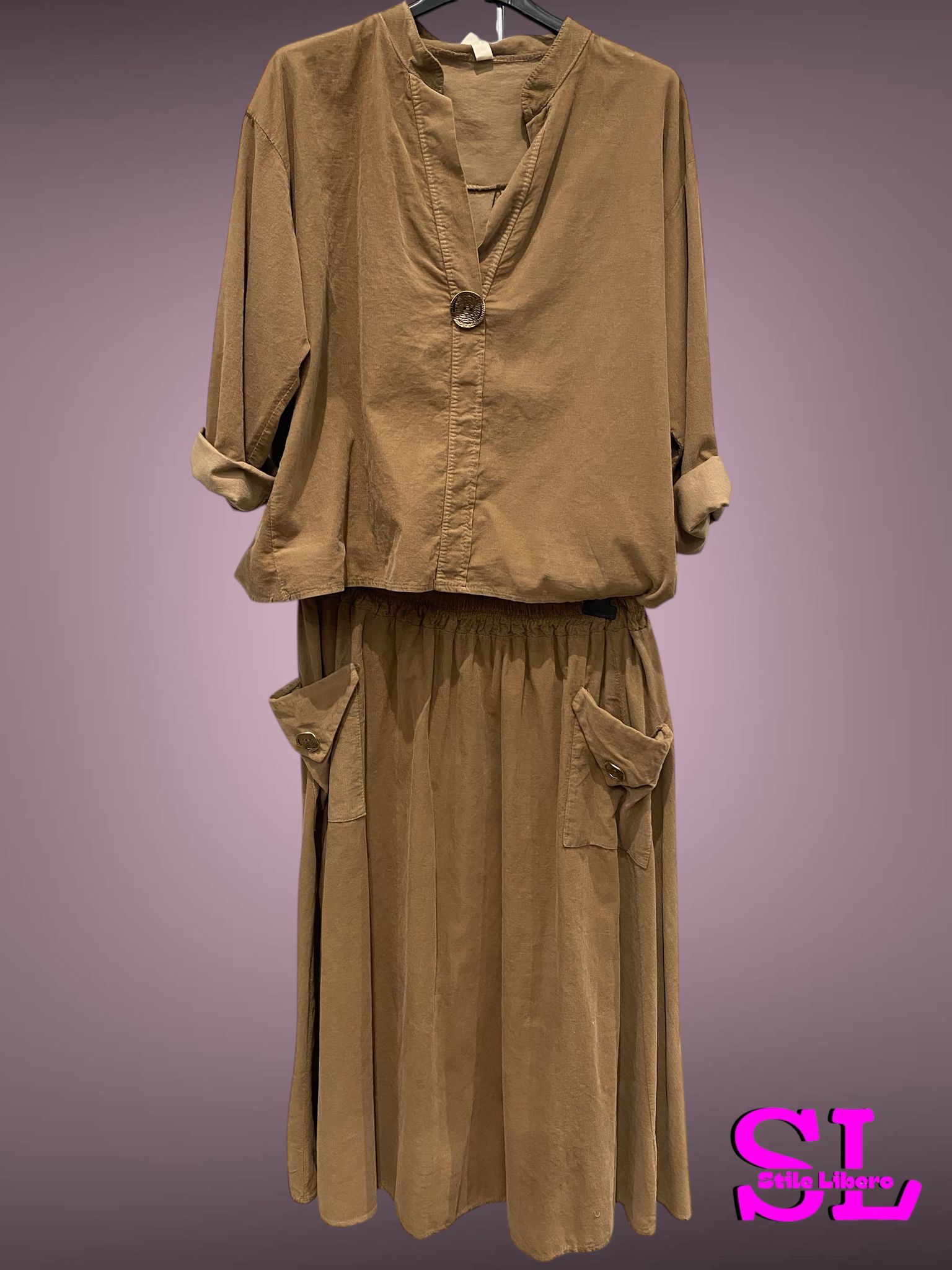 Completo gonna costine