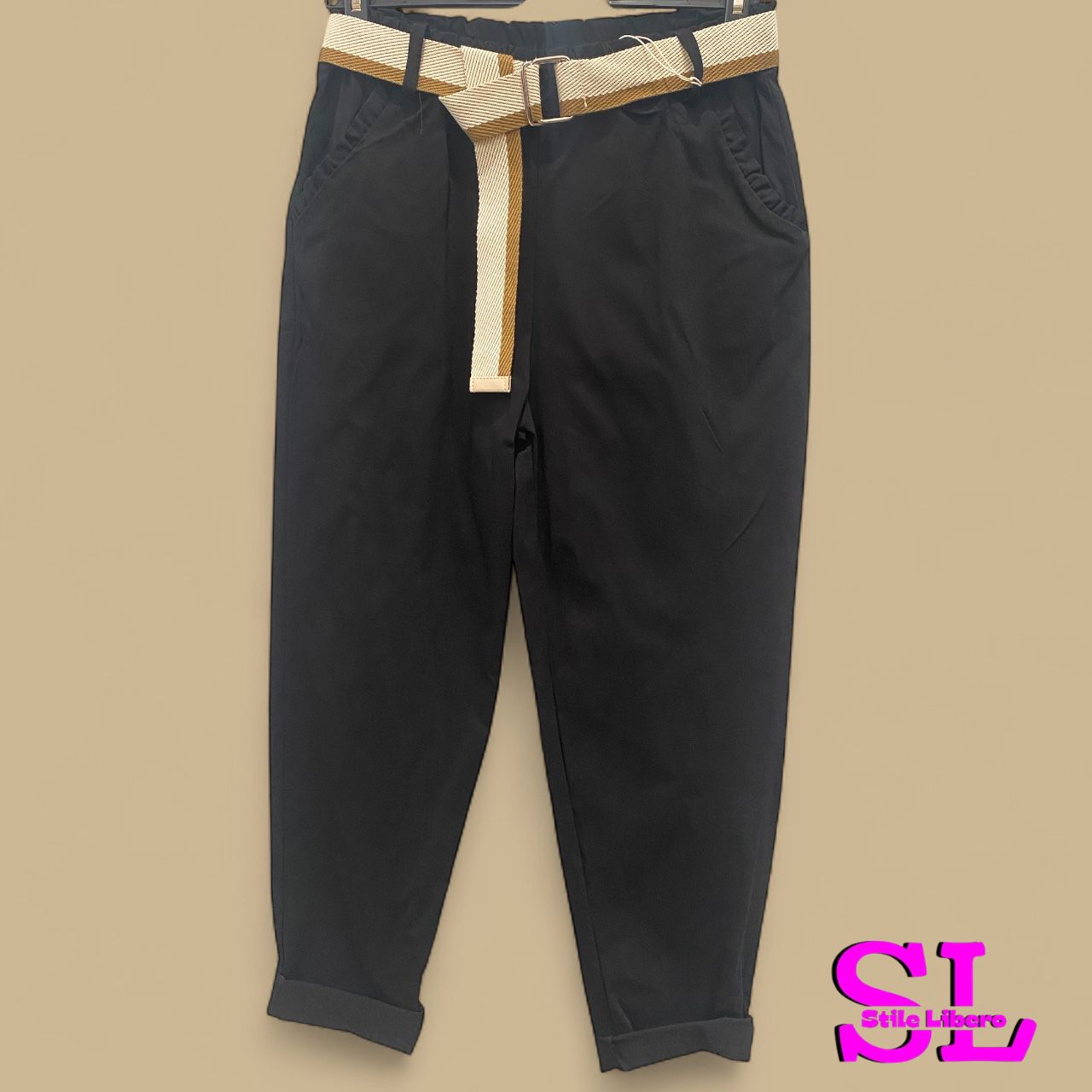 Pantalone tasche rouge