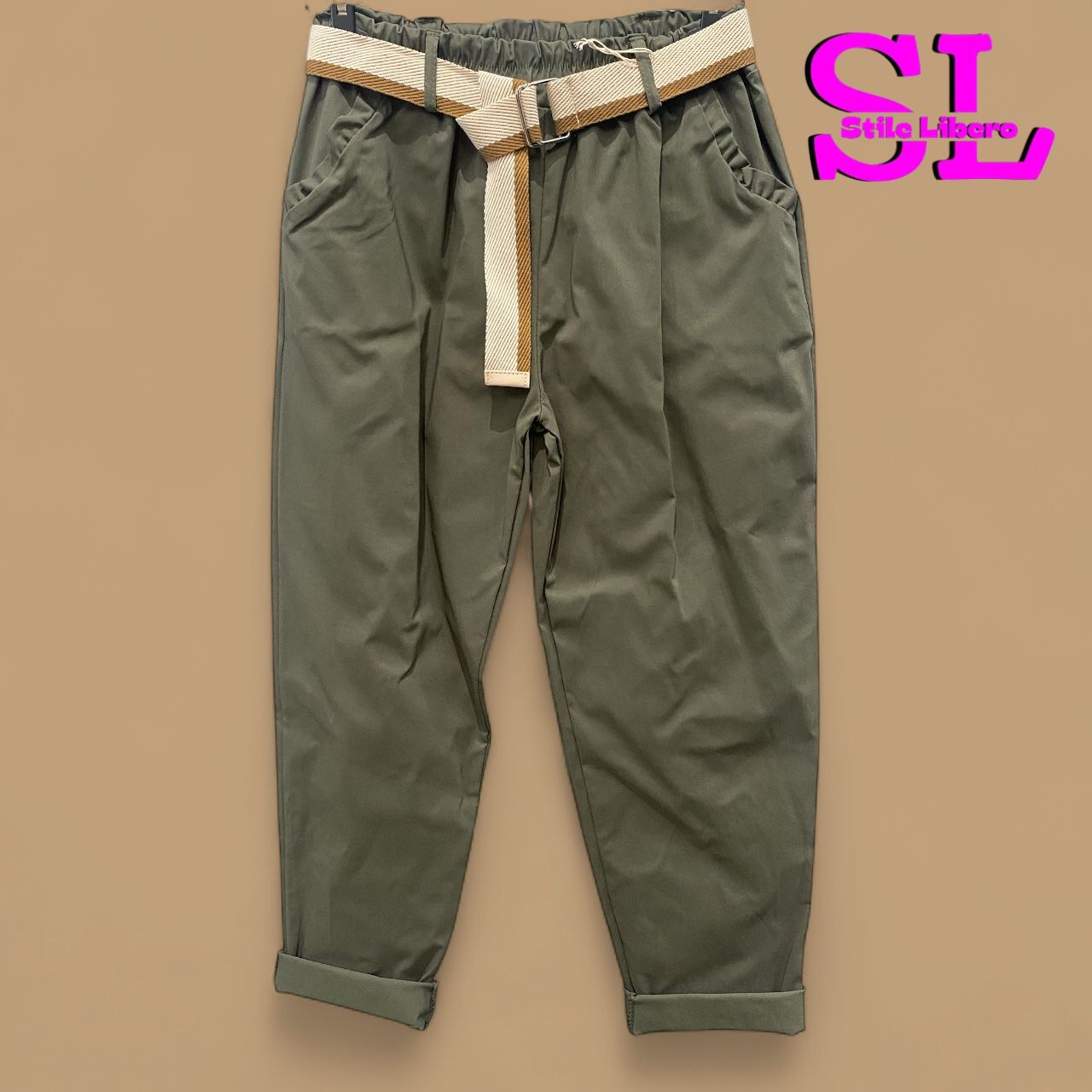 Pantalone tasche rouge