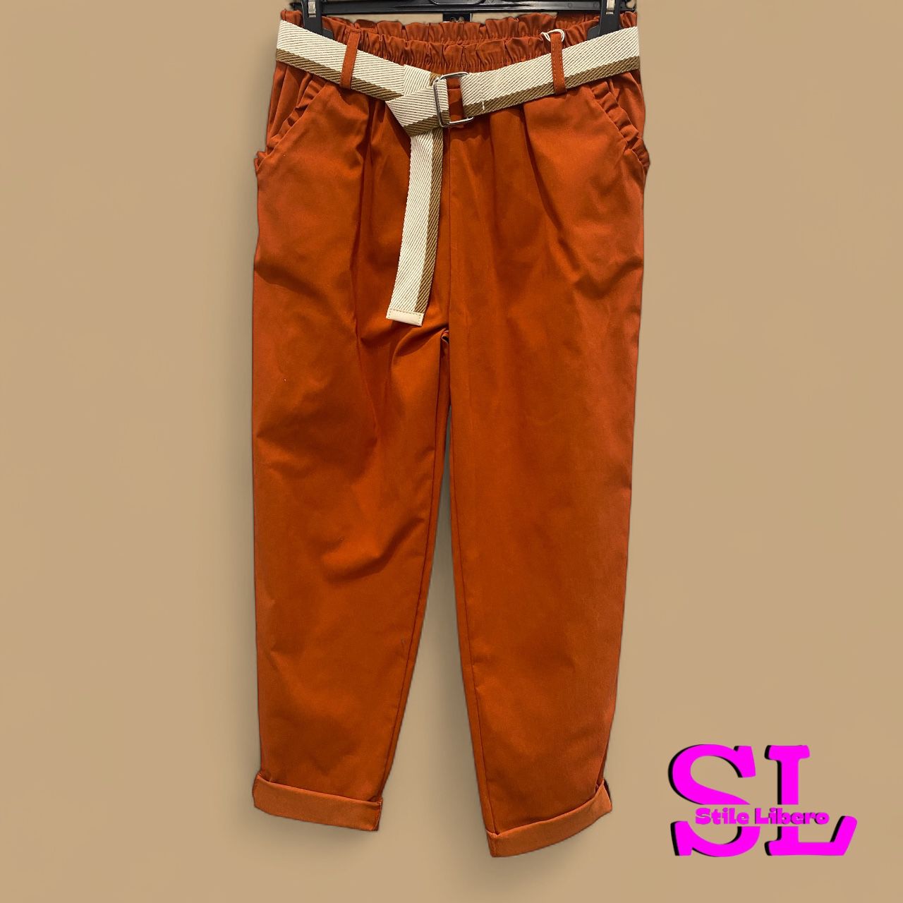 Pantalone tasche rouge