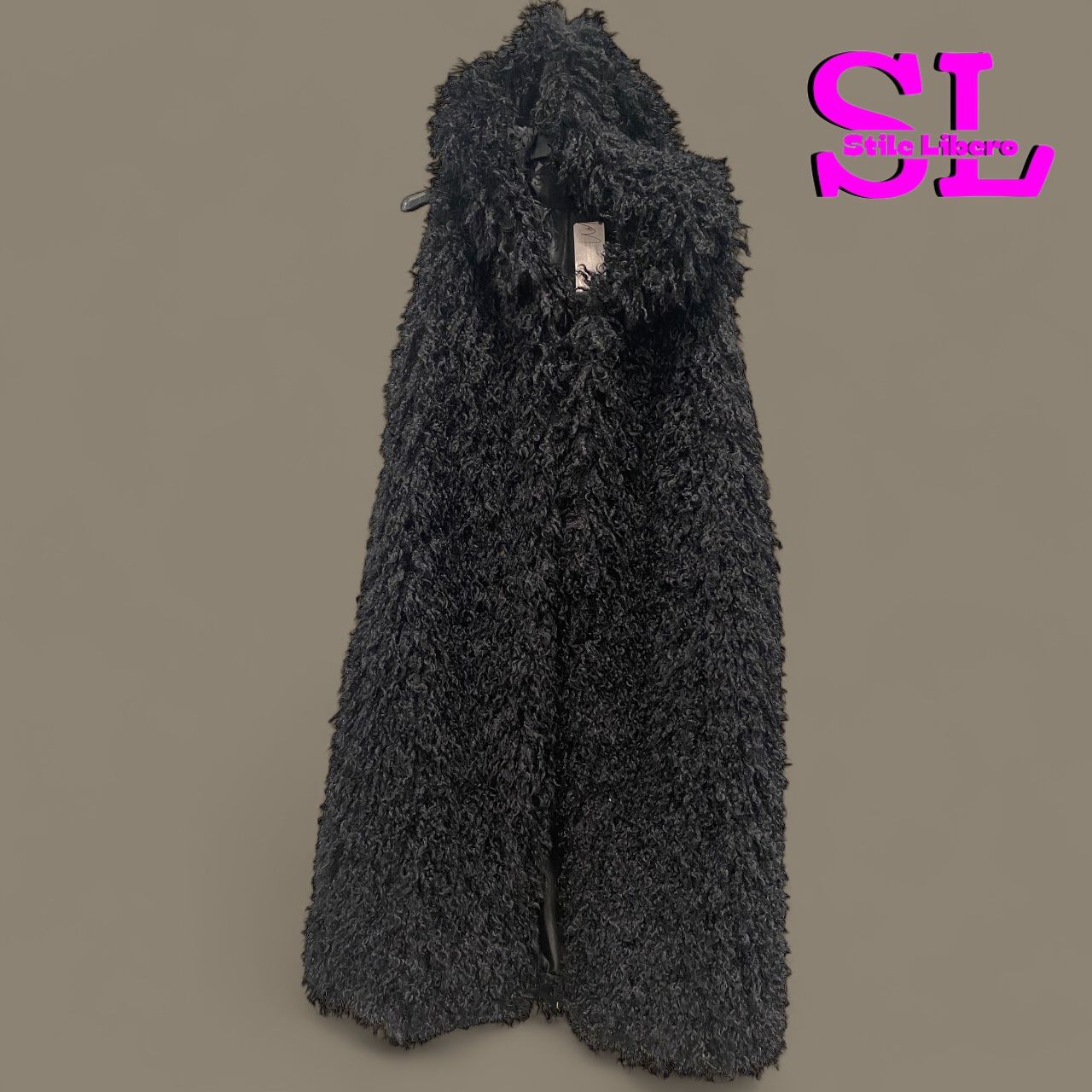 Maxi Ecopelliccia riccia