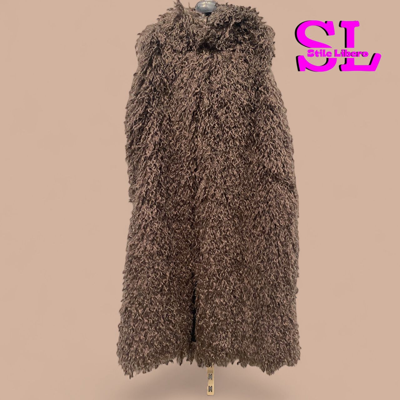 Maxi Ecopelliccia riccia