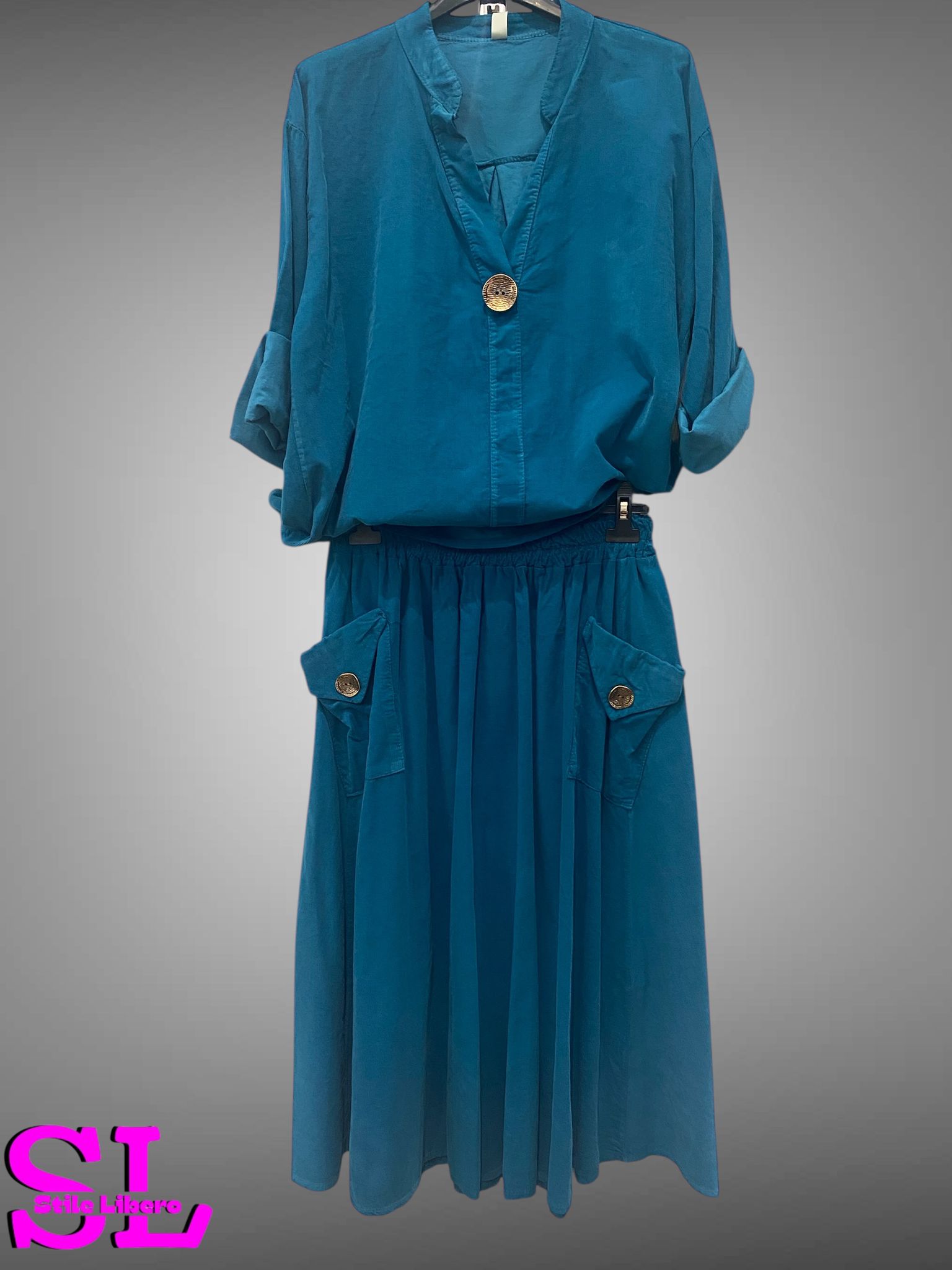 Completo gonna costine